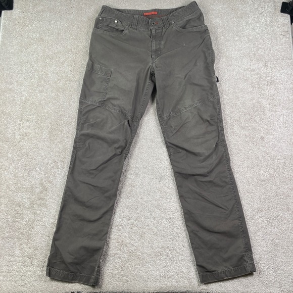L.L. Bean Other - L.L. Bean Riverton Mens 34x34 (34x32) Cargo Pants Gray Nylon Cotton Utility Work